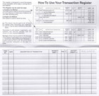 12 Checkbook Transaction Registers 2025-2026-2027 Calendars Check Book Bank    