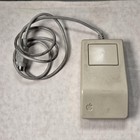 Vintage Apple Desktop Bus Mouse G5431 Beige Adb Wired Single Button Mac Retro
