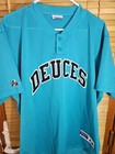 Majestic Fayetteville Woodpeckers Eighty Dueces Minor League Baseball Jersey Xl