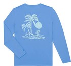 Sz Large Chubbies Men s Sun Crew Rash Guard The Sun Bum Long Sleeve Shirt 631242