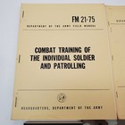 Lot 5 Us Army Manuals Fm 21-75 St 31-91b Green Beret Compass Coin Fm 19-40