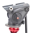 Manfrotto 190x 3-section Aluminum Video Tripod With 500 Fluid Video Head 1942596