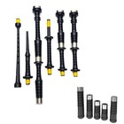 Great Highland Scottish Bagpipes Delrin Synthetic Poly Black Pipe Stick Only