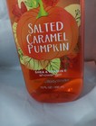 Rare Bath   Body Works Salted Caramel Pumpkin Body Wash Shower Gel 10 Oz Full