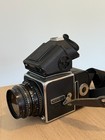Hasselblad 500c m Medium Format Slr Film Camera W Zeiss 80 Mm 2 8 Lens   Prism