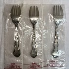 Set Of Three Gorham Strasbourg Sterling Silver Individual Salad Forks  6 3 8 