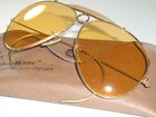 1960 s Vintage Bausch   Lomb Ray-ban All-weather Ambermatic Shooting Sunglasses