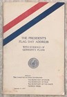 Pair Of 1917 Wwi Booklets The President s Flag Day   How The War Came To America