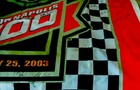  All-drivers Autographed 2003 Indy 500 Finish Line Checked Flag Used On Race Day