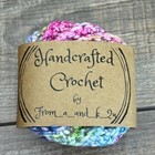 Handcrafted Crochet Spiral Tawashi Bath Scrubbies Set Cotton Yarn Handmade