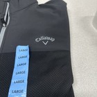 Nwt Mens Callaway Opti-series Caviar Black 1 4 Zip Pullover Large  Spf50
