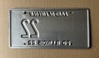 2022 Illinois Special Event  Windy City Corvettes License Plate 22 