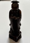 Vintage Chinese Hand Carved Mixed Stone Thinker Confucius Kongzi 8    Tall
