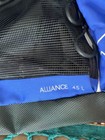 Alliance Backpack Tyr Wet dry Gym And Pool Bag 45 Liter  Royal white Embroidery
