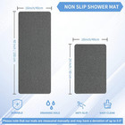 Non Slip Bathtub Mat anti Slip Shower Mat fast Drying Bath Tub Mats foot Scrubbe