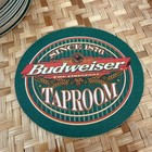 Lot Of 30 Vintage Budweiser    taproom Since 1876    Beer Coasters     Red   Green Log
