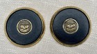 Vintage Chevron Oil Advertising Metal Coasters Set Of 2 Bts Group Usa Petroliana