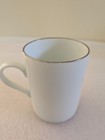Pottery Barn  Christmas  Reindeer Mug    dancer    Silver Rim Japan