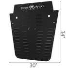 Vented Hood Louver Panel For 2013-2017 Jeep Wrangler Jk Black Powder Coat