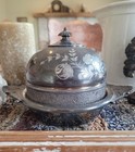 Antique 1900 Domed Butter Dish J Tufts Boston Quadruple Silver Plate  Beautiful 