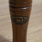Vintage P S Olt Wooden  77 Goose Call Pekin Illinois