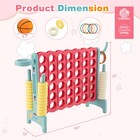 Jumbo 4-to-score 4 In A Row Giant Game Set W stickers For Kids Adults Family Fun
