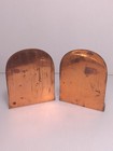 Pair Vintage Art Deco Cast Brass Bookends Nautical Galleon Sailing Ship 5 