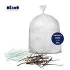 Plasticplace 65 Gallon Extra Heavy Trash Bags - Clear  Case Of 25 Bags