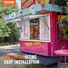 Vevor 53 l X 33 w Concession Stand Serving Window Food Truck Service Awning