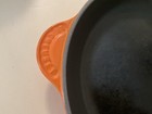 Le Creuset Skillet Signature 26 Fry Pan 10 5  Enamel Cast Iron Cerise Dual Spout