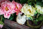 Farmhouse Rooster Hen Figurines Set Resin Sitting Chicken Decor Pair