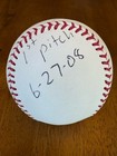 Derrick Rose 1st Pitch Signed Autographed Major League Baseball Ball Psa Coa