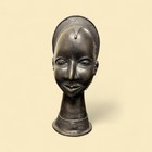 Benin Bronze Bust Of A Beautiful Princess Ii
