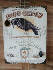 Weeklyhouse Cigar Box Guitar Acoustic Electric 3 String  Old Crow