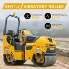 Free Ship Rhy1 5 Vibratory Roller    22hp Hondagx690 Diesel Engine 60hz Vibration