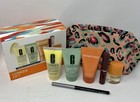 Clinique Skincare Makeup 6 Pcs Deluxe Samples Size Gift Set Orange W  Pouch X67