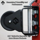 F f Steel Rack Mounted Swivel Pulley - 180 Degree Smooth-glide Pulley