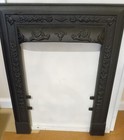 Antique Fire Place Insert Black Cast Iron  Black In Usa 27 21 14