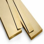 Brass Flat Bar 12  Long Solid  25  Plate Mill Stock Diy Knife 1 4  X 2  C360