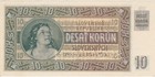 Slovakia 10 Korun 1939 Aunc Specimen
