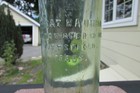 Vintage Great Radium Spring Water Co  Inc  Pittsfield  Mass  Glass Bottle