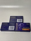 3 Maxell Hi 8 Xr-metal 120 Professional Quality Camcorder Videotape New Sealed