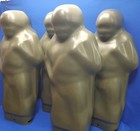 3d Plastic Us Military   Dod Green Soviet Ivan Pop-up Target  lot Of 5 