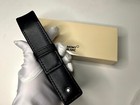 Montblanc Meisterstuck 14309 Siena One Pen Pouch Black Italian Leather