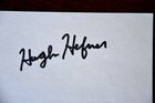 Hugh Hefner  playboy Magazine Owner  Hand Signed Autograph With Coa