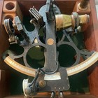 Davis Instrument Deluxe Mark 25 Beam Converger Master Sextant In Wooden Case