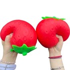 Giant Strawberry Squishy Toy Extra Large Slow Rising Fidget Stress Relief Ball