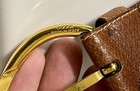 Vintage Gucci 1970 s Leather Belt 75-30 Designer Authentic Italy