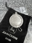 Pewter 2000 John Deere Christmas Ornament