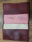 Vintage Gregg Manufacturering Burgundy Bible Cover Usa 70s Cross Faux Leather